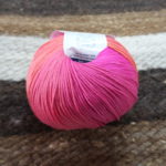 Pendenza Mercerized and Gassed Eqyptian Cotton, Clearance, 40% Off - Hot Pink Orange Mix
