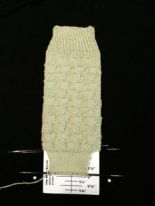 The Sock Ruler with heel flap