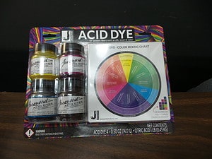 4 Color Set Acid Dye