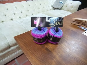 Painted Socks Purple Rain