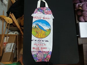 Grocery Bag Blue Bird #06
