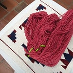Weaving In Beauty Navajo-Churro Weaving Yarn Size 1 - Leupp Pink