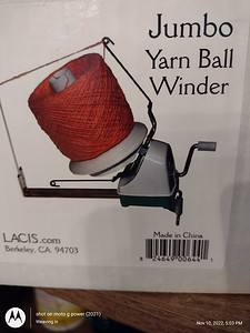 Jumbo Yarn Ball Winder (Lacis)