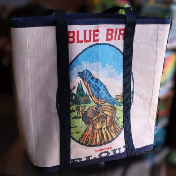 Blue Bird Tote Bag- Local Gallup Artist