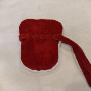 Red Leather Pouch Small