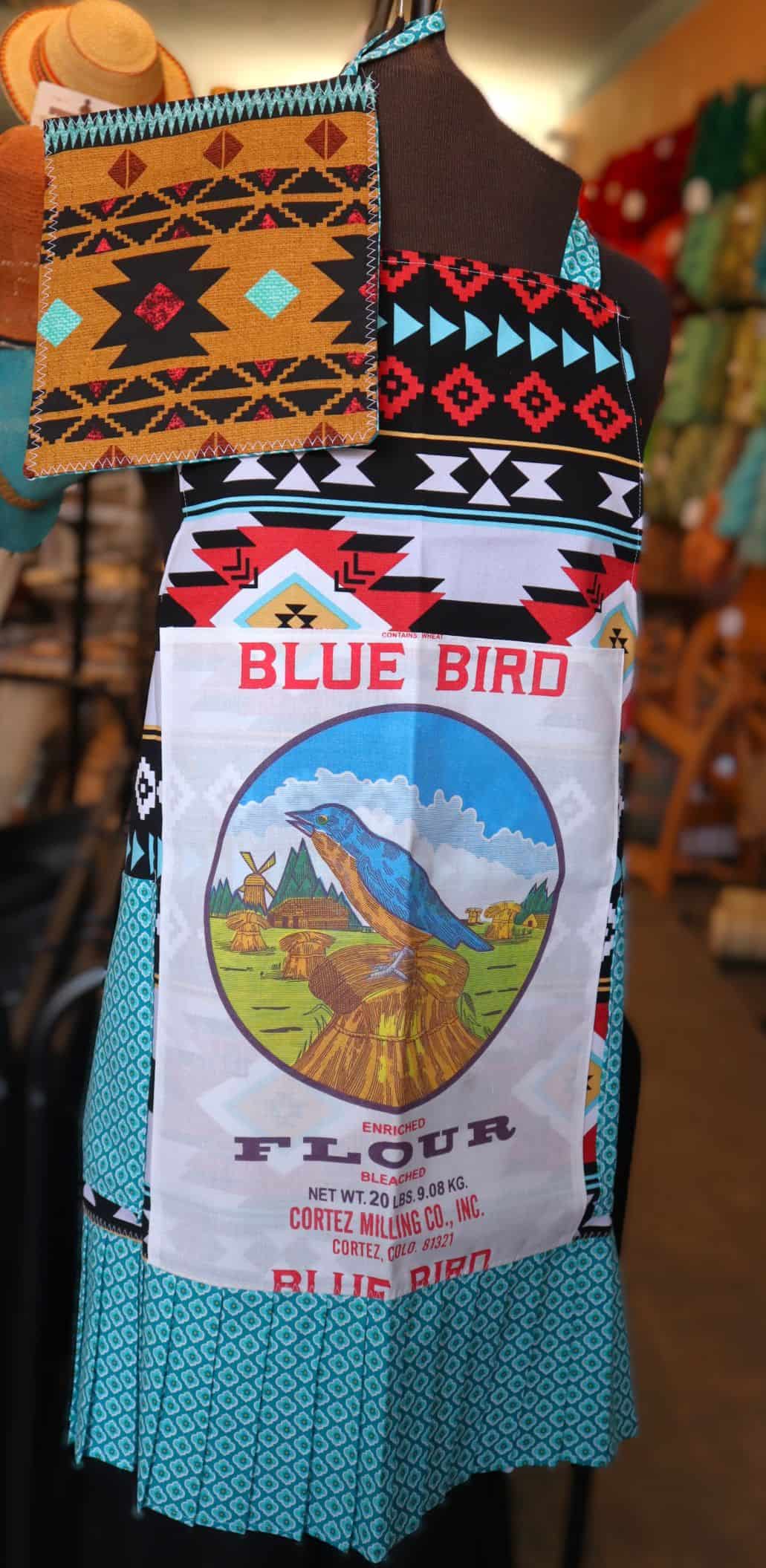 Janet Begay Houch- Design Apron With Pot Matching Pot Holder