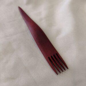 Weaving Combs - Artie Aragon, Finishing, 6 1/2", .75, .25, 0.3, Blood Wood
