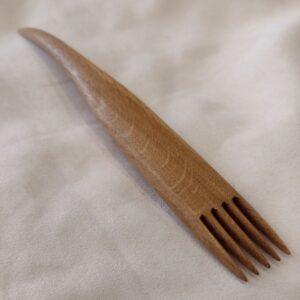 Weaving Combs - Artie Aragon, Finishing, 8", .75, .25, 0.6, Red Oak