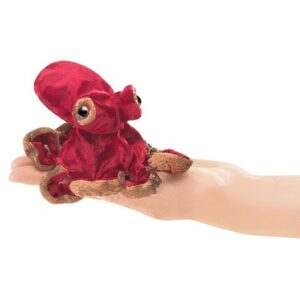 Folkmanis Puppets - Mini Red Octopus