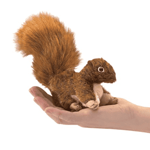 Folkmanis Puppets - Mini Red Squirrel