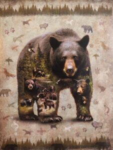 Bear w/native symbols