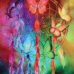 Rainbow Butterfly Dreamcatcher