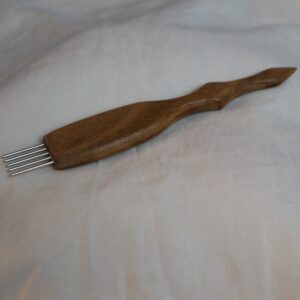 Weaving Combs - Robertson Tsosie, Finishing, 6 3/4", .875, .25, 0.9, Tiger Wood