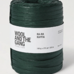 Ra-Ra Raffia from Wool and Gang - Bottle Green