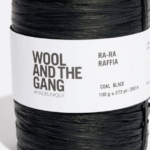 Ra-Ra Raffia from Wool and Gang - Coal Black