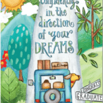 Leanin' Tree Assorted Cards - Go Confidently In The Direction In Your Dreams, Graduation