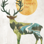 Leanin' Tree Assorted Cards - Deer, Happy Father's Day, Father's Day