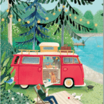 Leanin' Tree Assorted Cards - VW Van, Father's Day