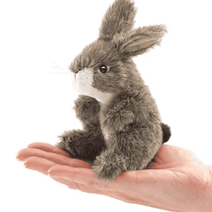 Folkmanis Puppets - Mini Jack Rabbit