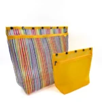 Oh Snap Project Bags by Della Q - Oh Snap | L/S, Rainbow Yellow