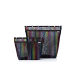 Oh Snap Project Bags by Della Q - Oh Snap | L/S, Rainbow Black