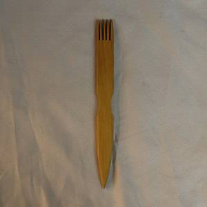 Weaving Combs - Lyle Harvey, Finishing, 8 1/2", .75, .25, 0.5, Yellow Heart