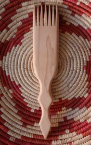 Weaving Combs - Robertson Tsosie, General Weaving, 8", 1 3/4", 1/2", 0.9, Maple