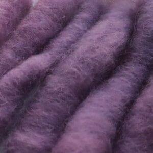 Handcarded Overdye Cochineal/Indigo Roving