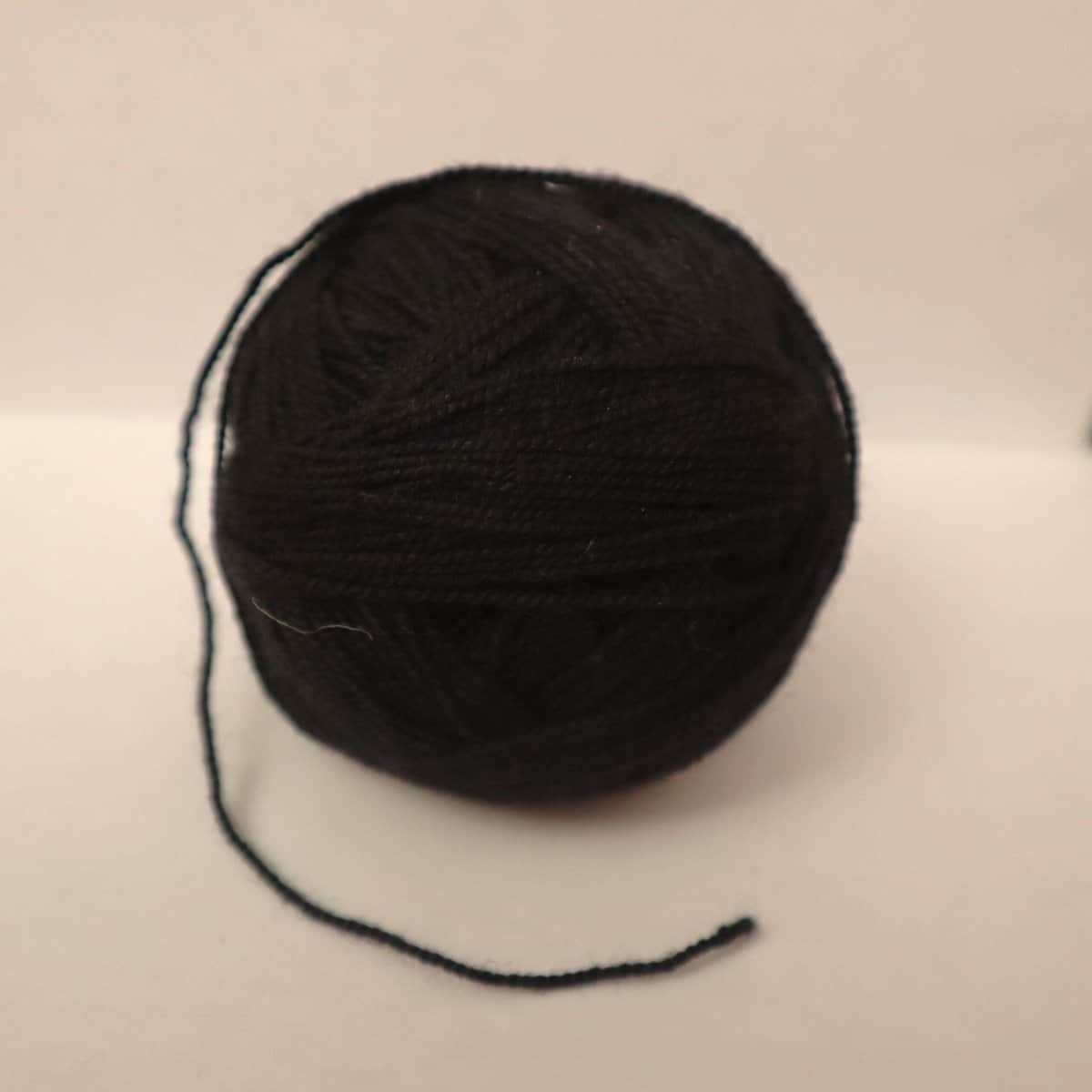 blacktt Nellie Joe's Never-Fail Edging Cord - Black, Thin, 2-Ply