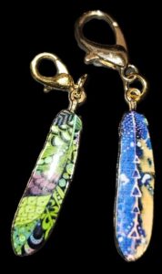 Fancy Feather Stitch Markers