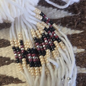 Pearl Silver Black Brown 72" Hair Tie