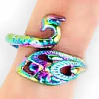 TENSIONING RING -Rainbow Peacock Tensioning Ring