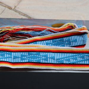 Navajo Sash Belt - Francis Begay - Blue Sunset