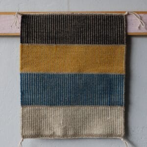 Navajo Coal Mine Rug - 4 Sacred Mountain Colors - Amelda Gray