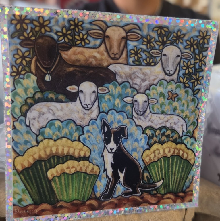 Sheep Dog and Flock by Beverly Blacksheep Sheep Dog and Flock by Beverly Blacksheep