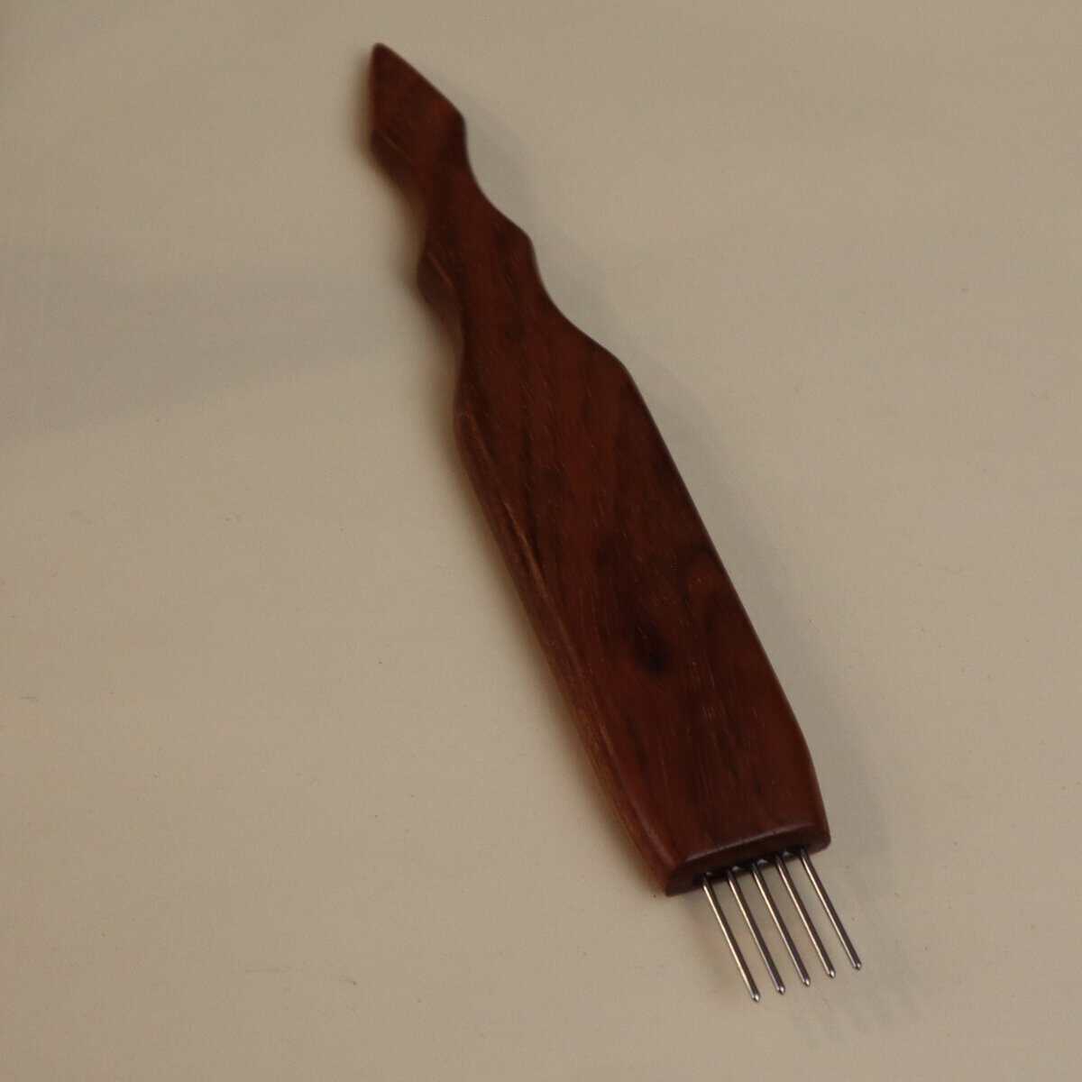 IMG_2665 Navajo Weaving Combs - Robertson Tsosie, Finishing, Mountain Mahogany, 8", 1", 0.5”, 1.8oz