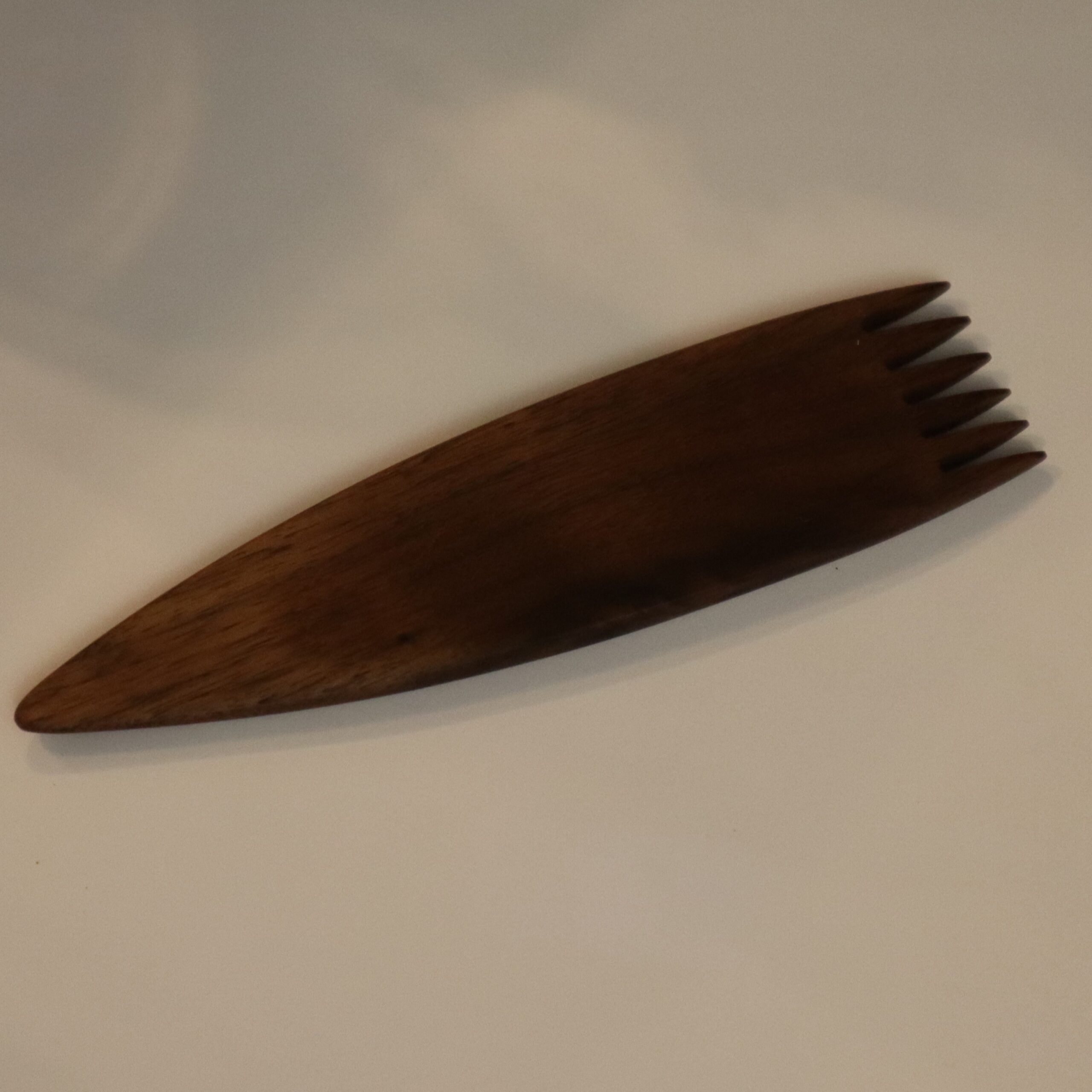 IMG_2748 Navajo Weaving Combs - Alex Begay, General Weaving, Walnut, 6", 1", 0.25”, 0.6oz