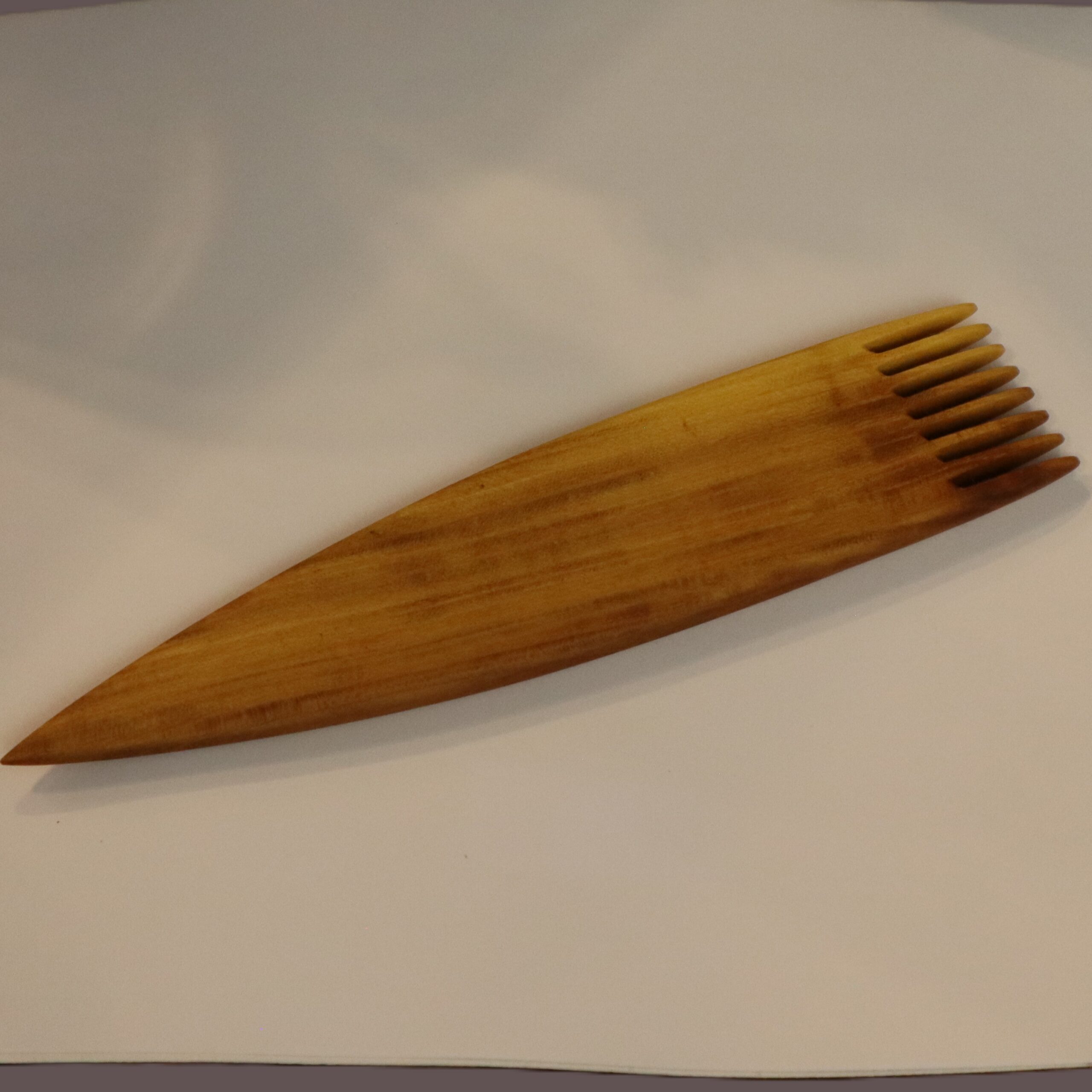 IMG_2752 Navajo Weaving Combs - Alex Begay, General Weaving, Osage Orange, 7.5", 1.5”, 0.25”, 1.2oz