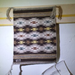 Navajo Weaving (Rug) Wide Ruins by Geneva Scott Shabi