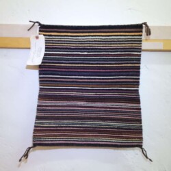 Navajo Weaving (Rug) Spider Rock Stripe Rug by Alyssa Malone