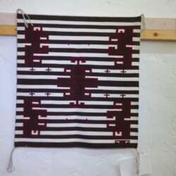 Navajo Weaving (Rug) Moqui Variant by Alice Vanwinkle