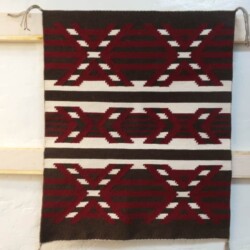 Navajo Weaving (Rug) X MARKS THE SPOT BY ALICE THOMPSON Navajo Weaving (Rug) X MARKS THE SPOT BY ALICE THOMPSON