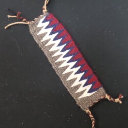 Navajo Weaving (Rugs) Miniature Wedge Weave Bookmark by Gloria Begay