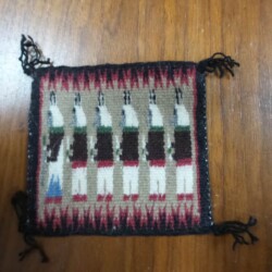 Navajo Yei Bi Cheii Weaving (Rugs) Miniature By Lula Brown