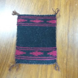 Miniature Navajo Dress Panel Miniature Weaving By Lula Brown