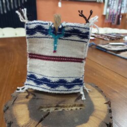 Navajo Weaving (Rugs) Miniature By Lula Brown