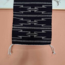 Navajo Weaving Rug Storm Pattern  ( Amelda Gray )