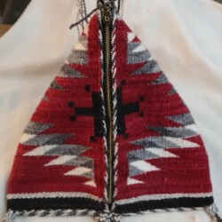 Navajo Ganado Red Purse - Virginia Tracy