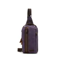 Maker's Mini Messenger by della Q - Purple