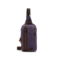 Maker's Mini Messenger by della Q - Purple